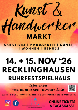 Werbeplakat Kreativ-Vintage Flohmarkt