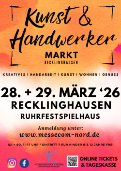 Werbeplakat Kreativ-Vintage Flohmarkt